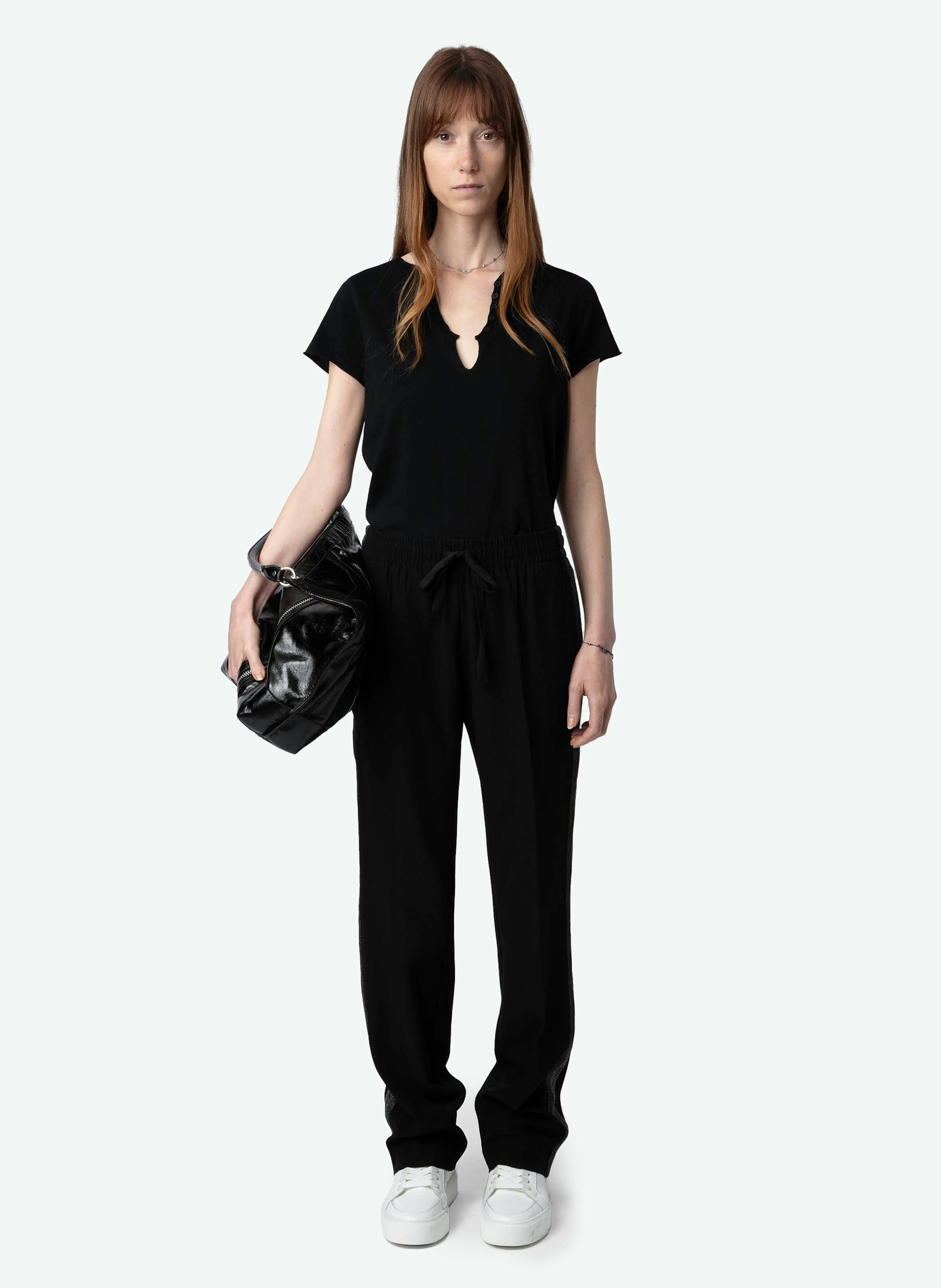 TUNI - Tee-shirt tunisien en coton bio| Noir