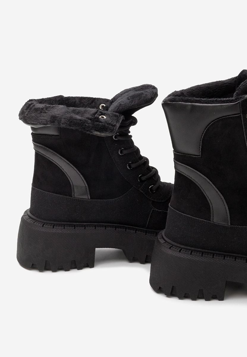 Bottines à lacets femme noirs Ermitas