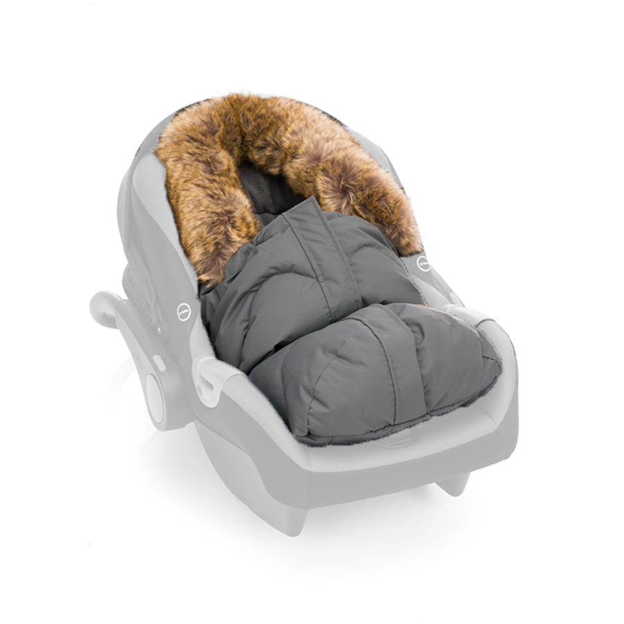 fillikid Winterfußsack Lhotse für Babyschale Grau