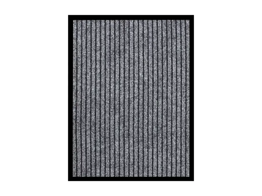 Paillasson rayé Gris 40x60 cm