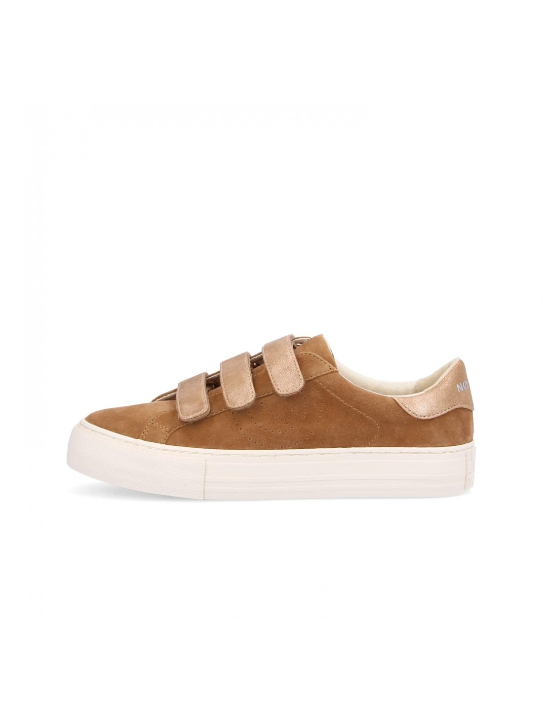 no name Baskets de ville arcade straps perfos camel