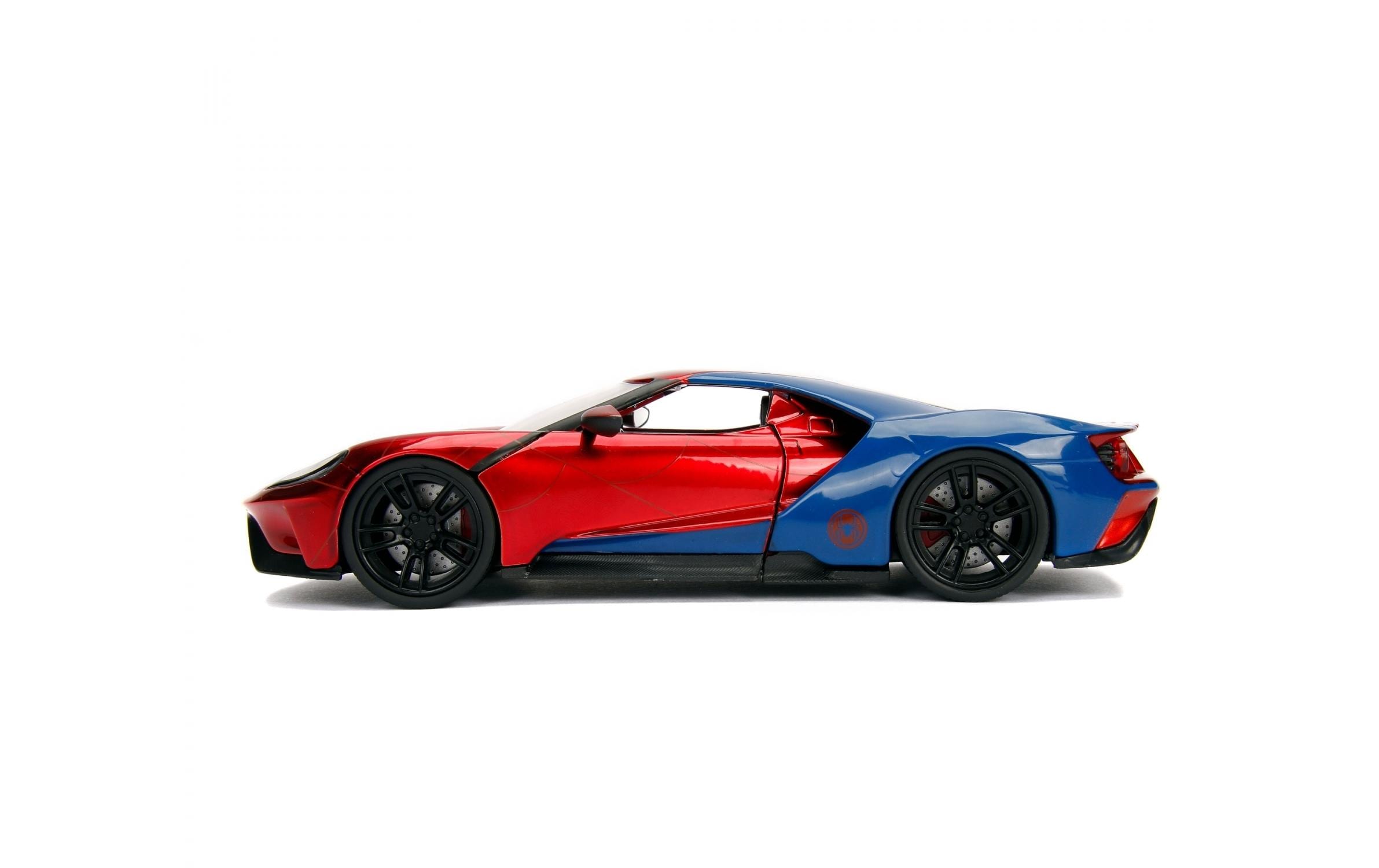 Sportwagen Marvel Spiderman 2017 Ford GT 1:24Spiderman 2017 Ford GT Sammlermodell im Massstab 1:24