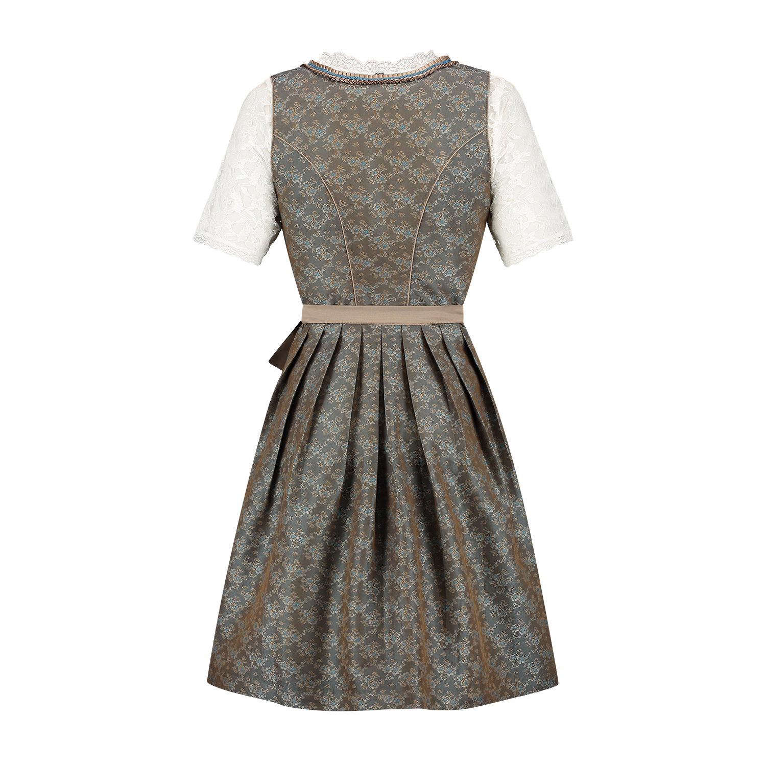 Groene Dirndl Jurk Oktoberfest Dames Jaquard