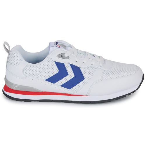 hummel - MONACO 86 PERFORATED - Blanc / Bleu / Rouge