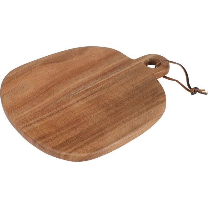 Schneidebrett - aus Holz - ca. 28 x 23 cm - braun