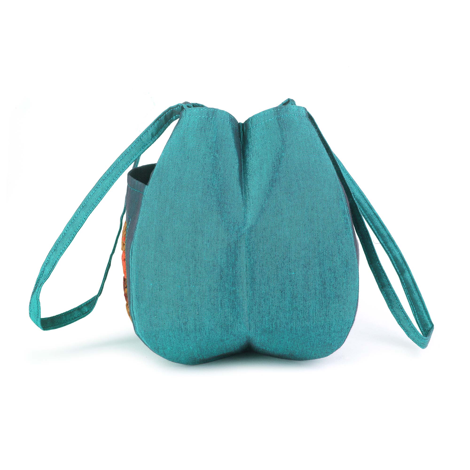 Papaya-Tasche, petrol, H 25 cm, B 15 cm, T 15 cm günstig bestellen