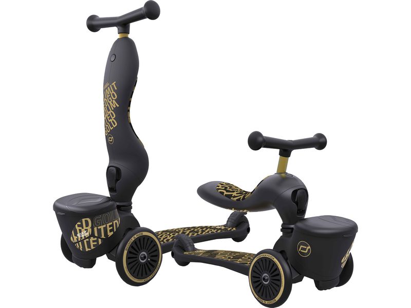 Scoot and Ride Highwaykick 1 Gold/Schwarz Kinderroller
