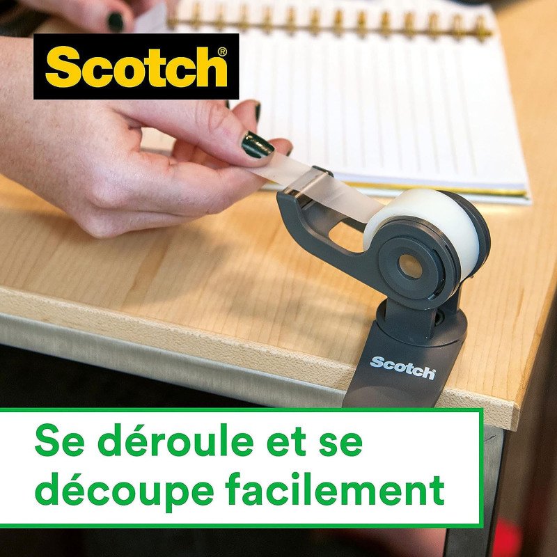 Ruban adhésif Scotch Magic 810 invisible, Longueur 10 m