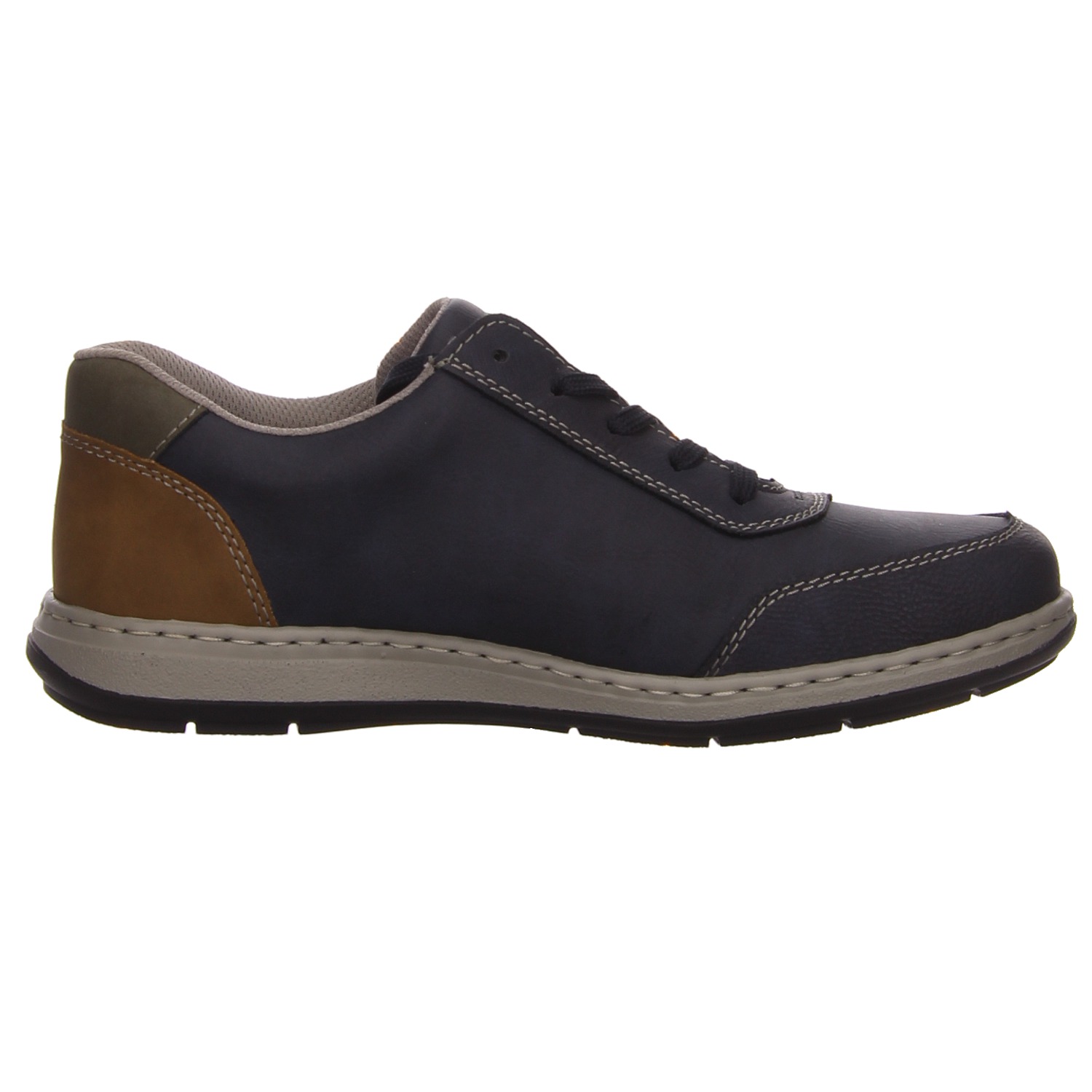Rieker Schnürhalbschuh blau blau