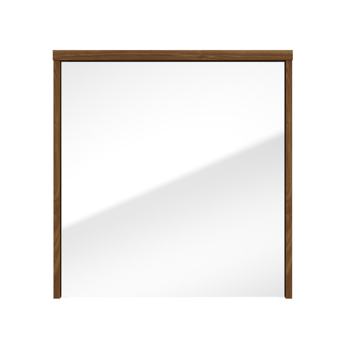 Fontana Basic spiegelkast 60cm met 1 deur walnoot