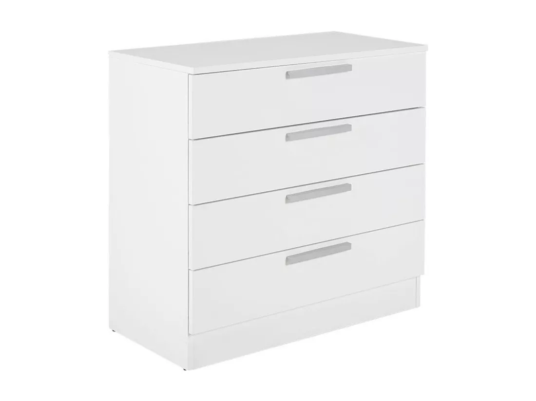 Commode MATHIAS - 4 tiroirs - blanc