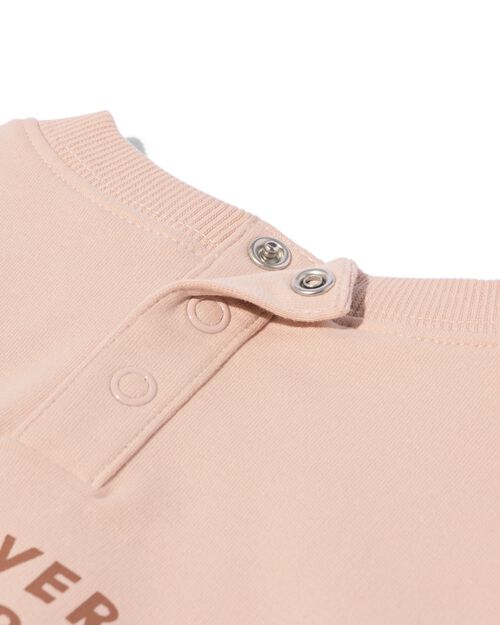 sweat bazar pour bébé rose