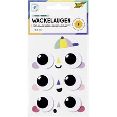 Oeil vacillant BASIC, taille: M, autocollant