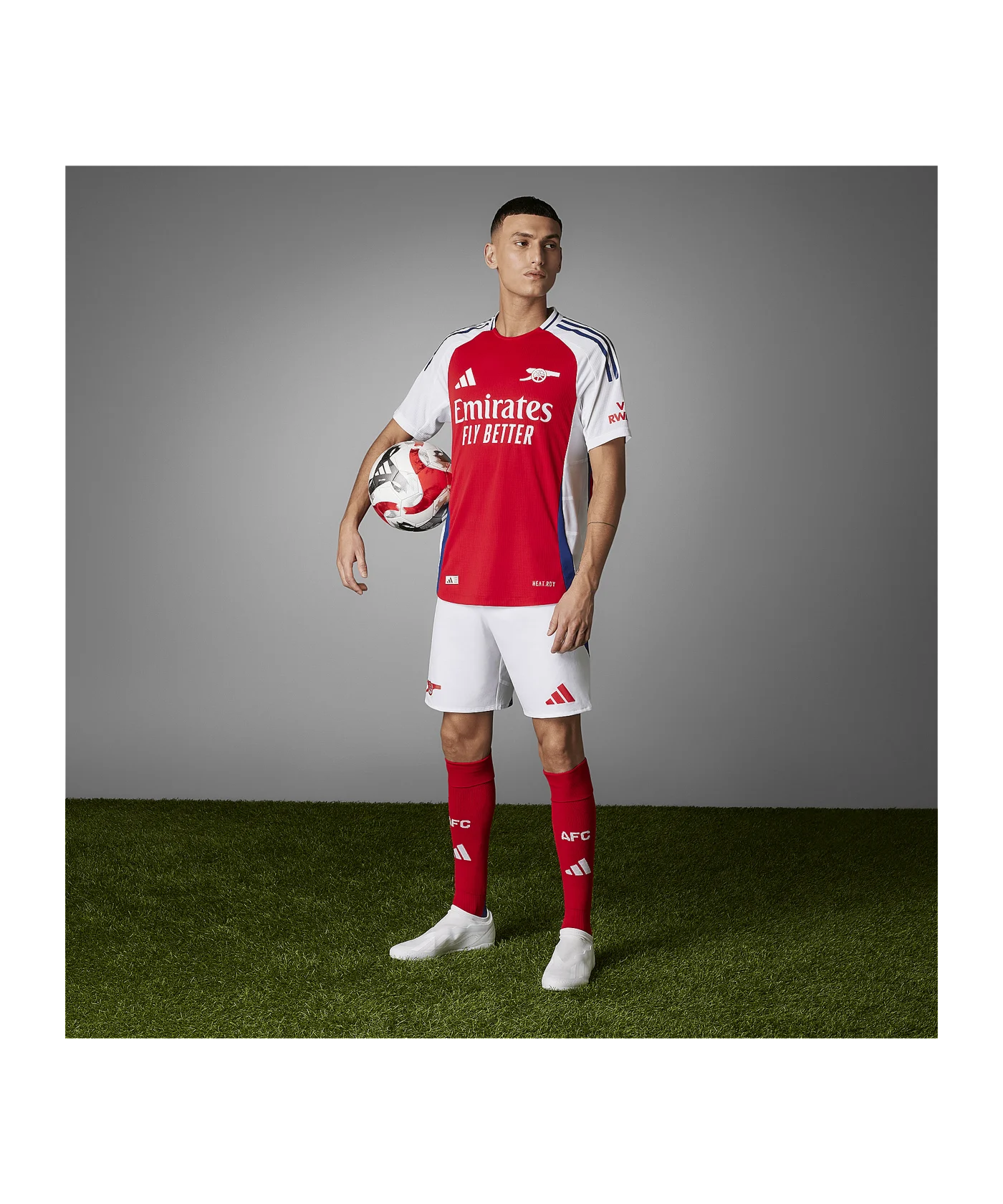 adidas FC Arsenal London Auth. Trikot Home 2024/2025 Rot