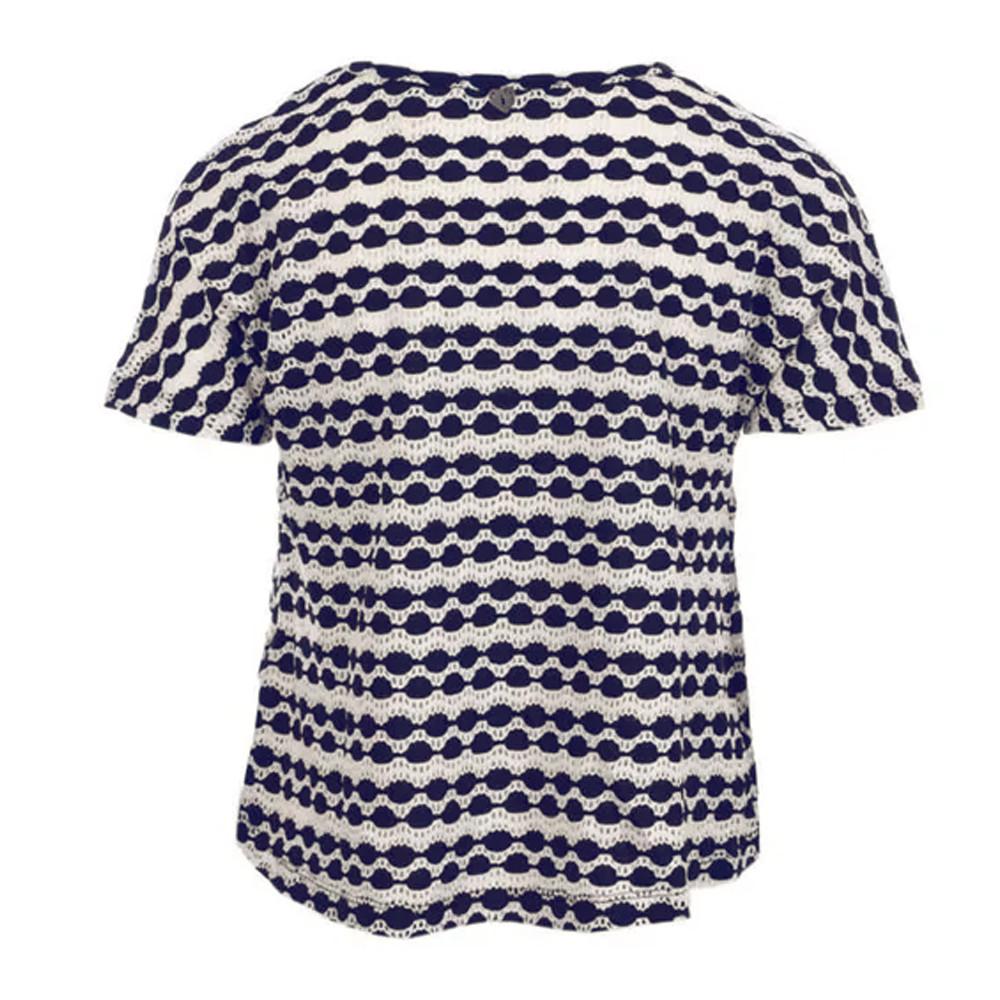 Teddy Smith T-shirt Blanc/Marine Fille Teddy Smith Tendemo
