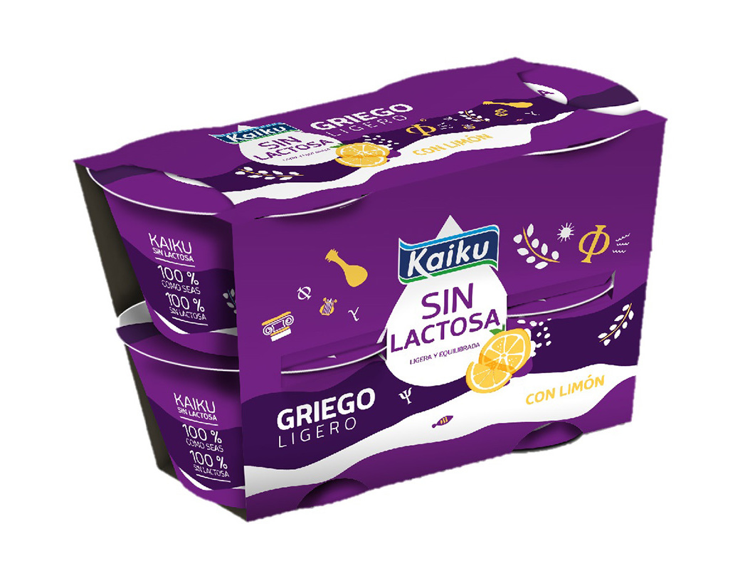 IOGURTE KAIKU SEM LACTOSE GREGO LIMÃO 4X90G