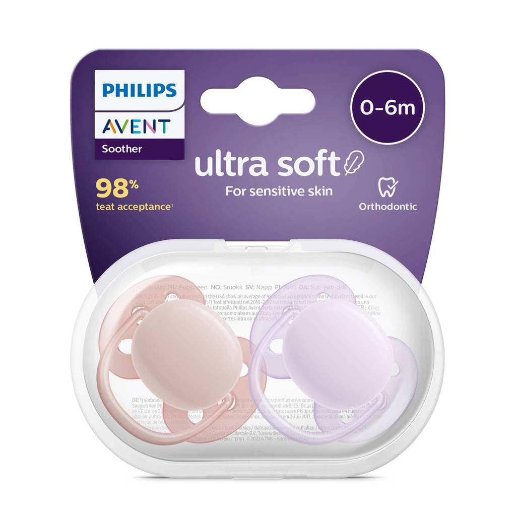 Een hele fijne speenfopspeen 0-6M 2 stuks SCf091/31