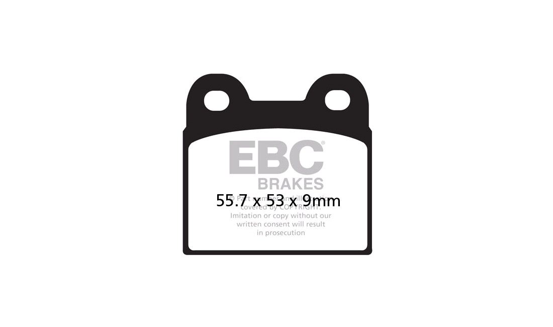 Bremseklodser for EBC, K100 -88