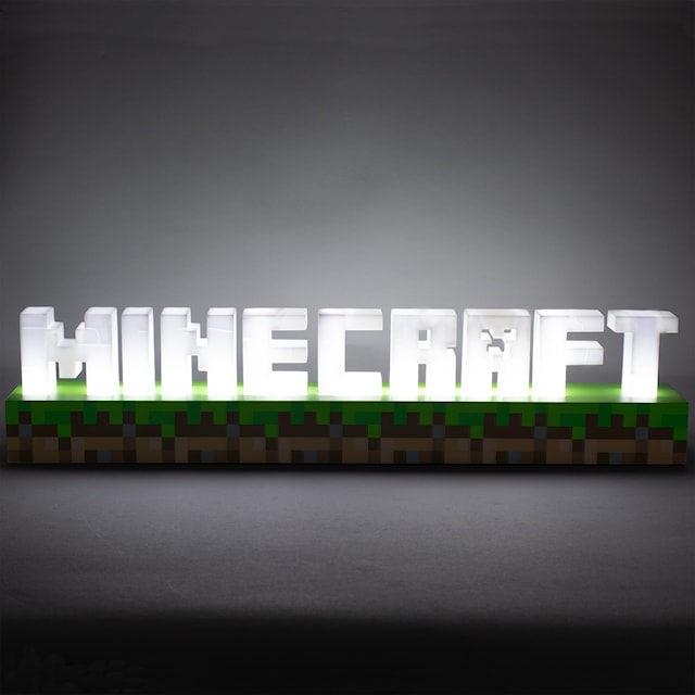 Minecraft Logo Light Lampe
