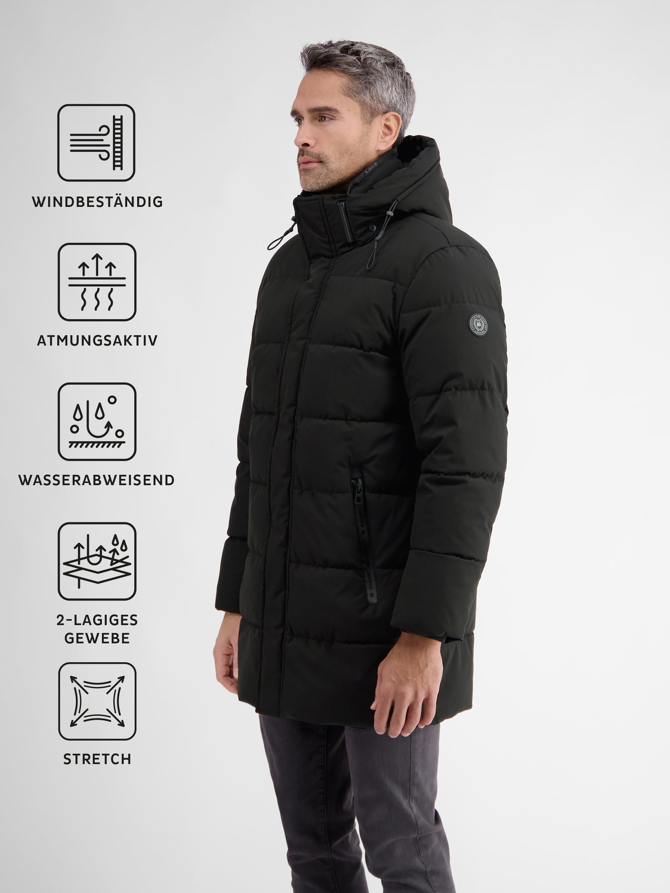 Longjacket, gesteppt