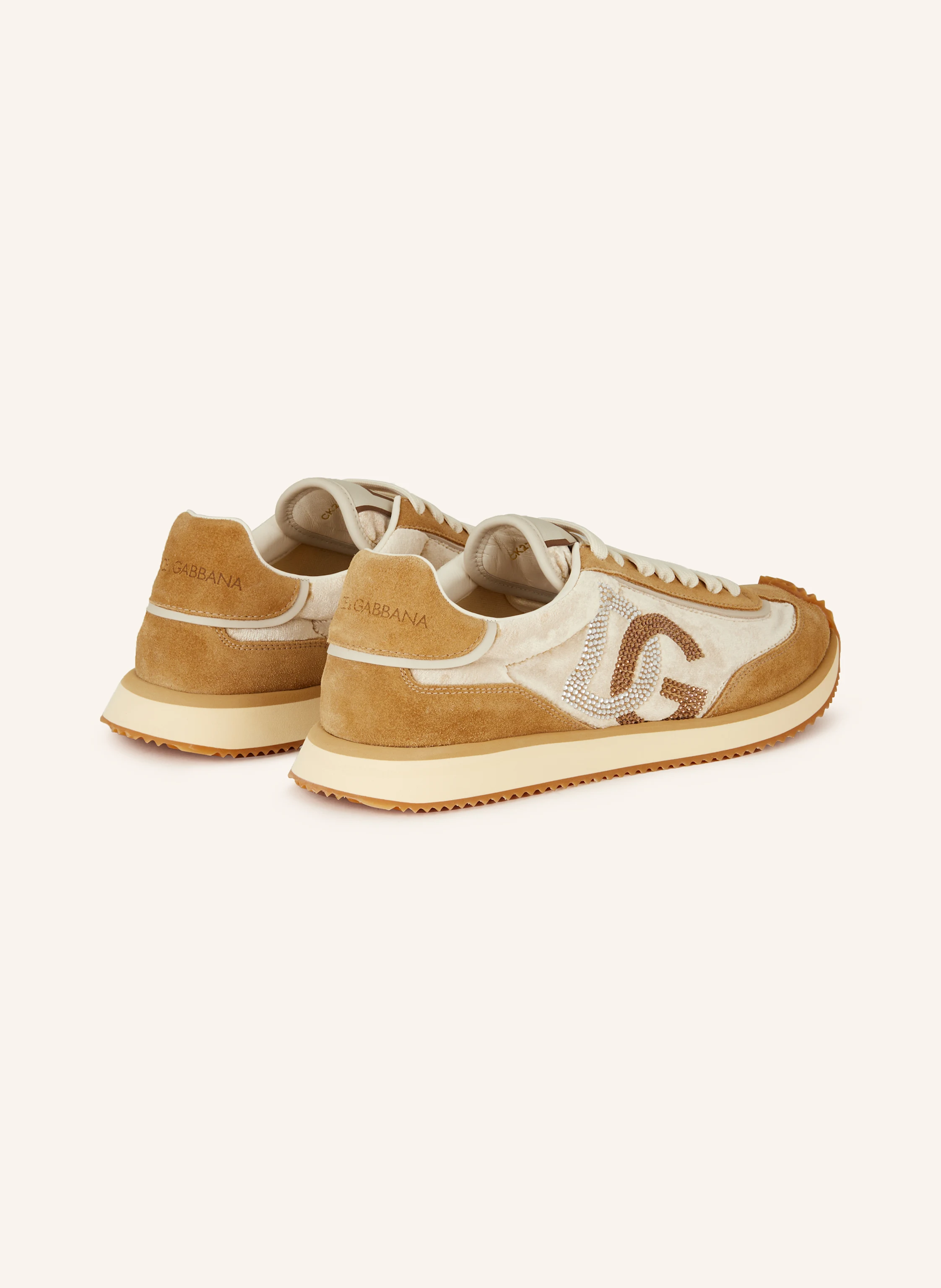 DOLCE & GABBANA Sneaker mit Schmucksteinen