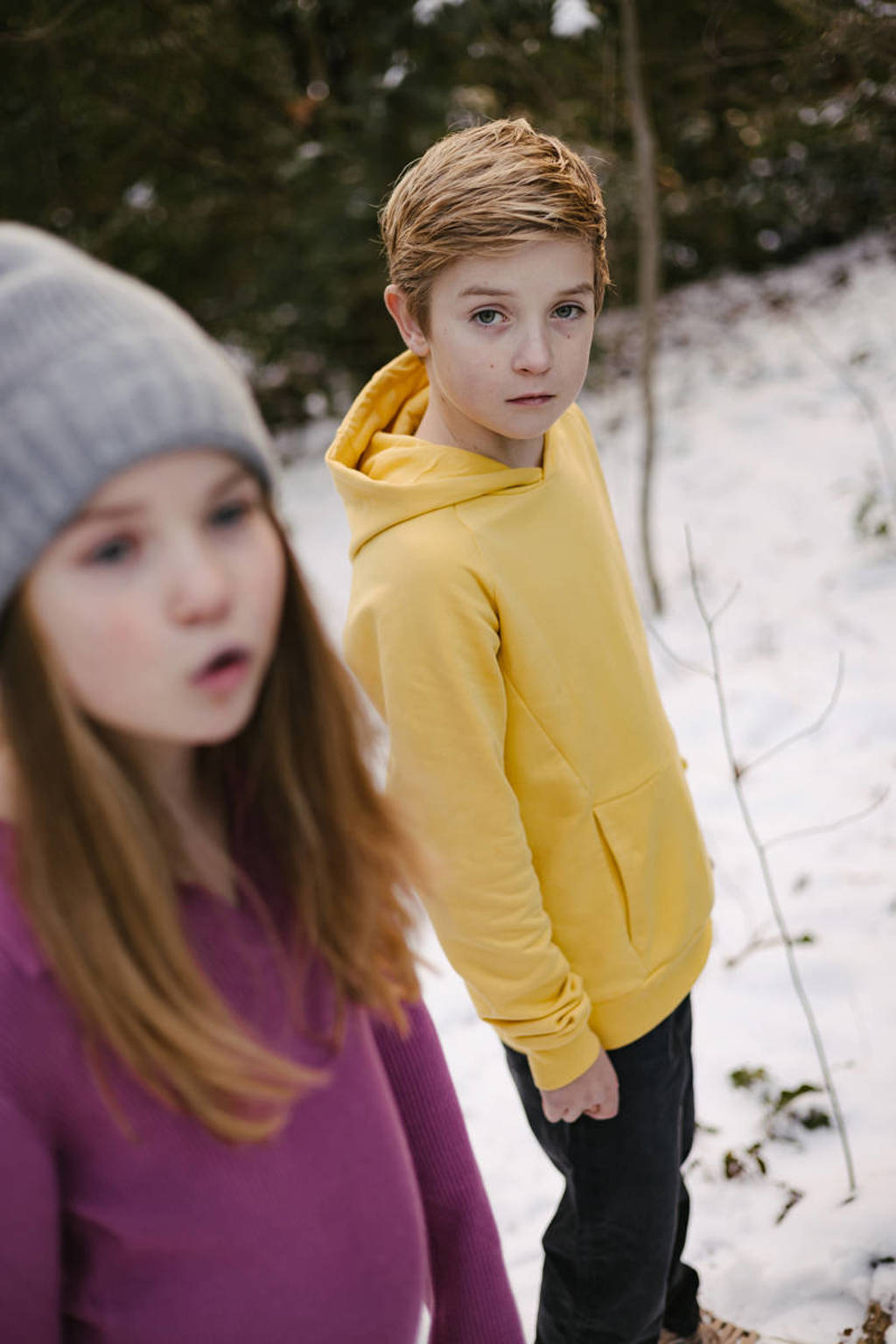 LEVV hoodie geel