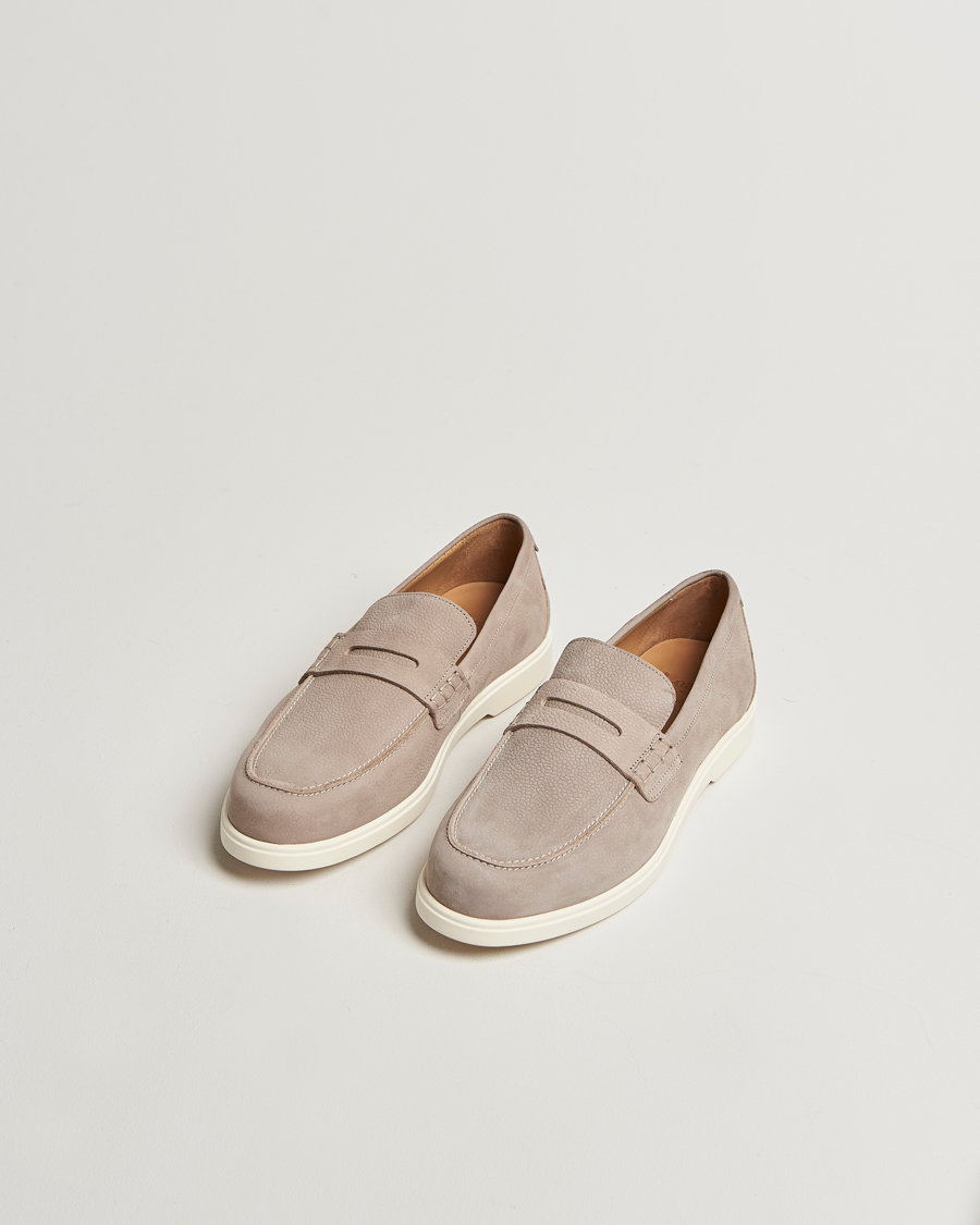 Loake 1880 Como Nubuck Loafers Grey