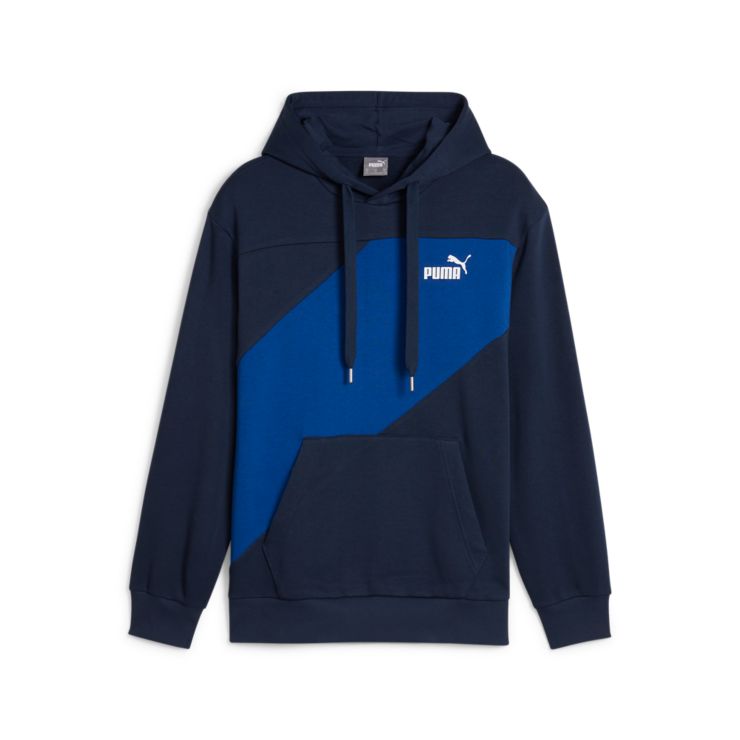 PumaPUMA POWER Colourblock Hoodie - blau