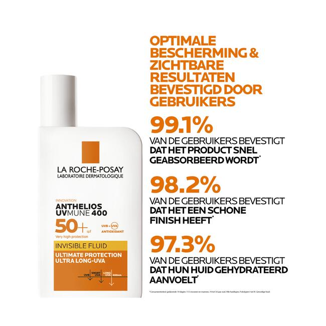 La Roche-Posay Anthelios Onzichtbare Fluide SPF50+ 50 ML