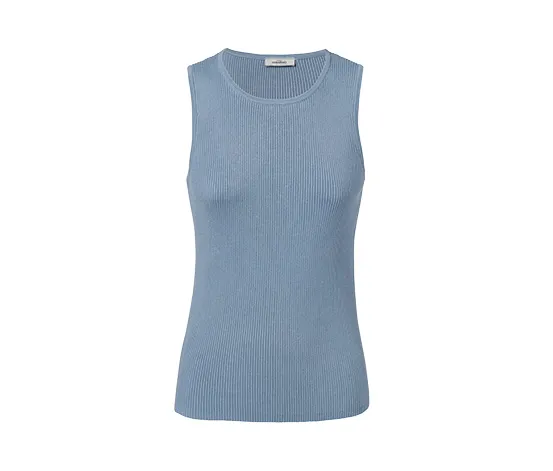Stricktop, rauchblau