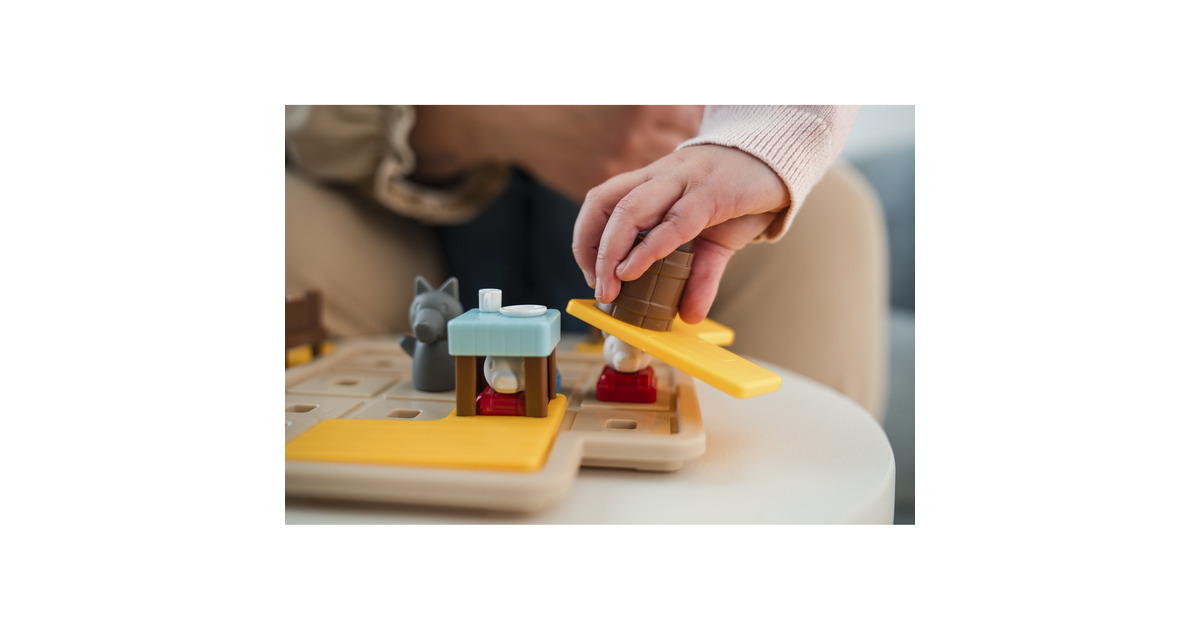 SmartGamesDe Wolf & De 7 Geitjes + Cats & Boxes Bundel Denkspel  (Nederlands, 1 speler, Vanaf 3 en 7 jaar, 48 + 60 opdrachten)