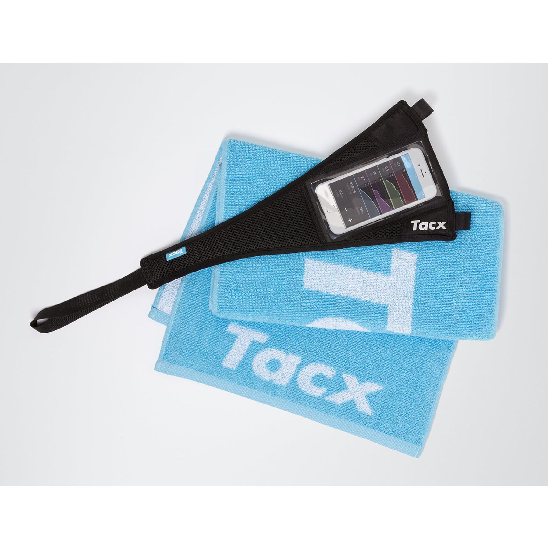 Tacx T2935 Handdoek + Zweetdoek Smartphone Zweetset