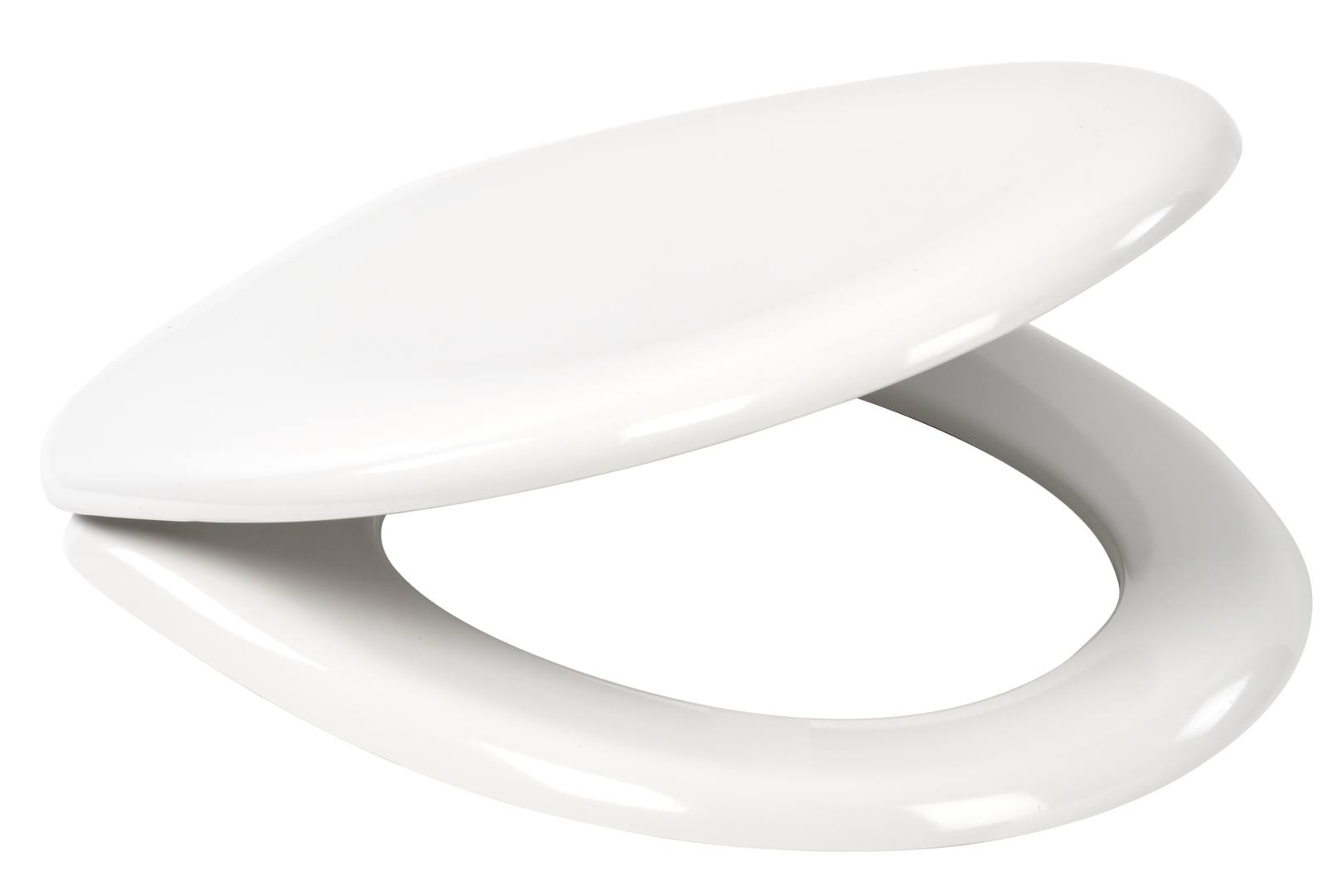 Plieger Spring closezitting met deksel wit