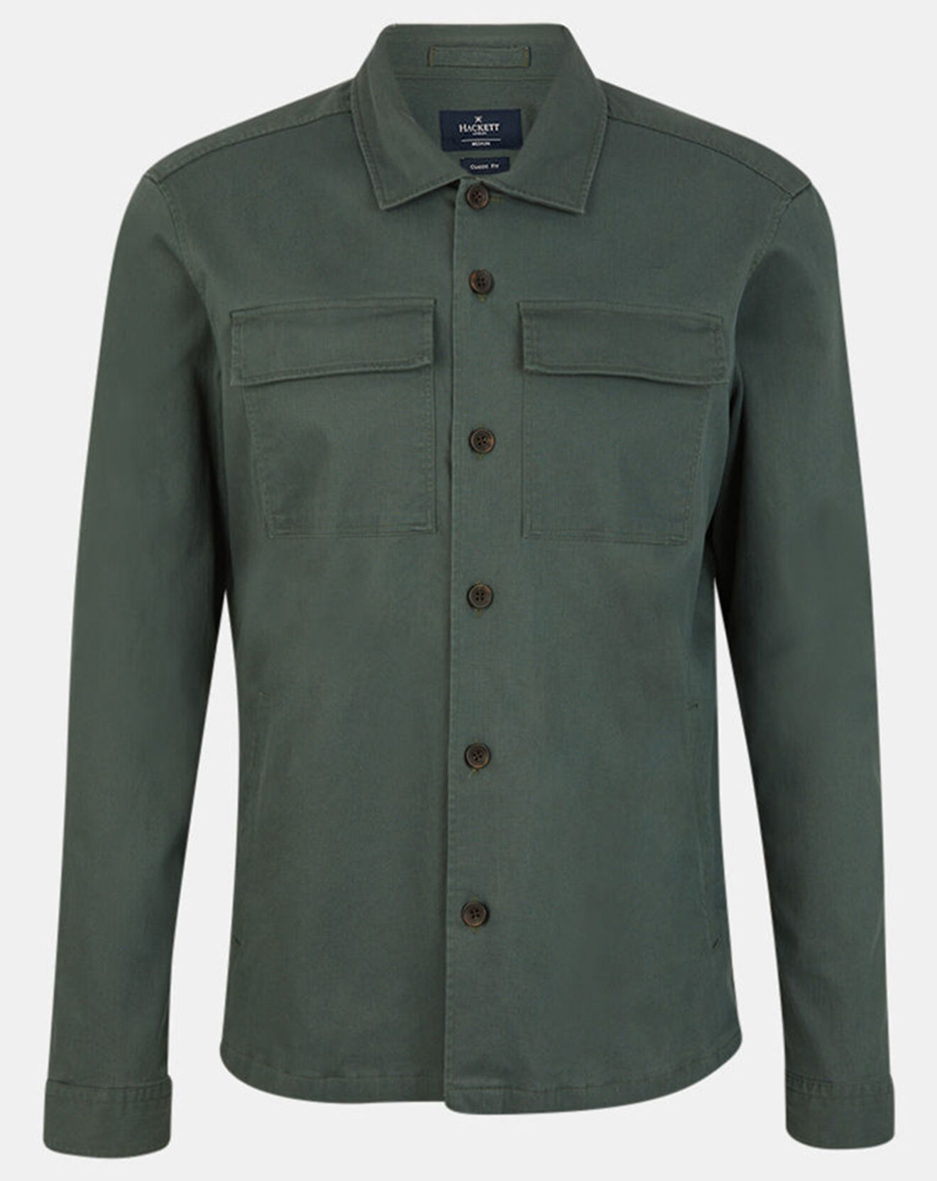 Hackett London Surchemise Regular Fit Worker verte
