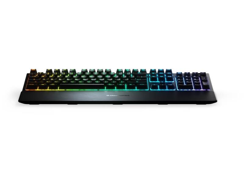 Steel Series Gaming-Tastatur APEX 3 Gaming-Keyboard mit RGB-Beleuchtung und Whisper Switch