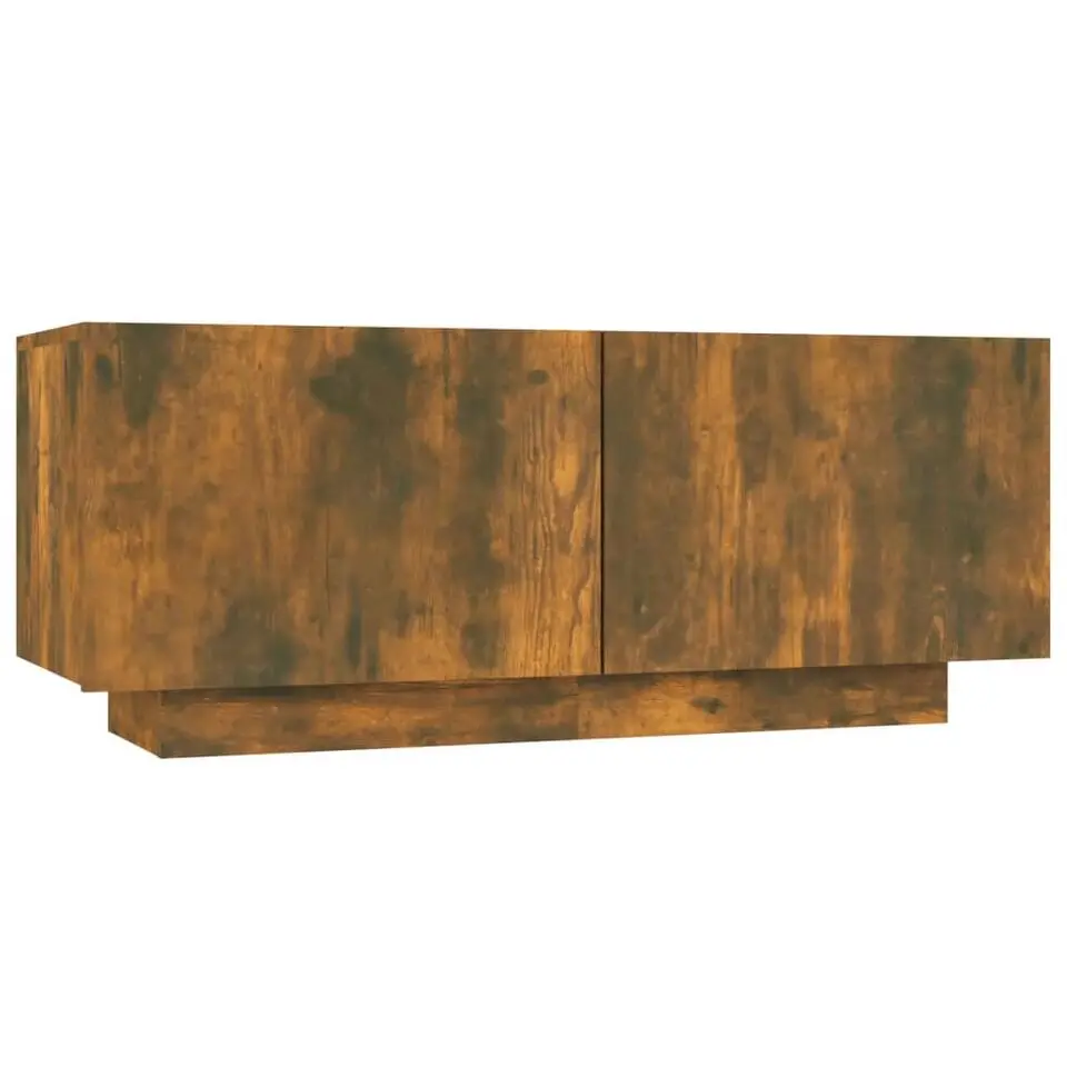 vidaXL - 2-delige TV-meubel met LED - 2 formaten - Gerookt eiken - Hout