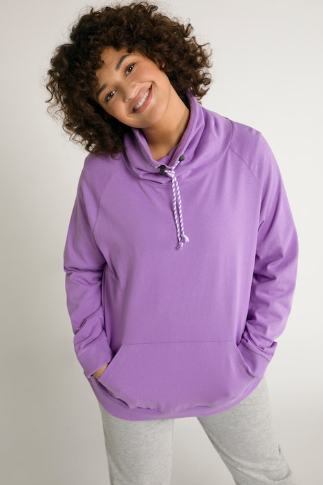 Bellieva-Sweatshirt, elastische Seitennähte, Langarm