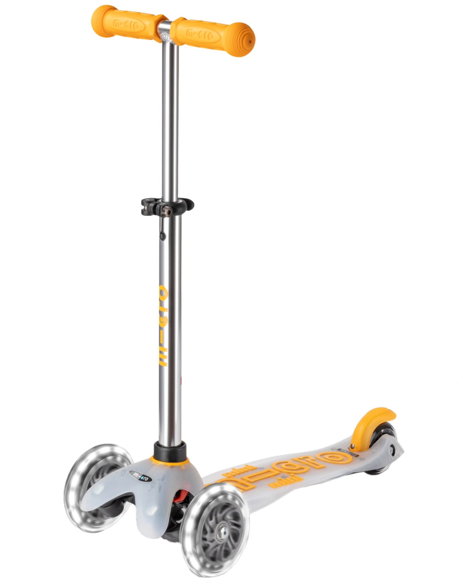 Kinder-Scooter MINI MICRO DELUXE FLUX LED in yellow