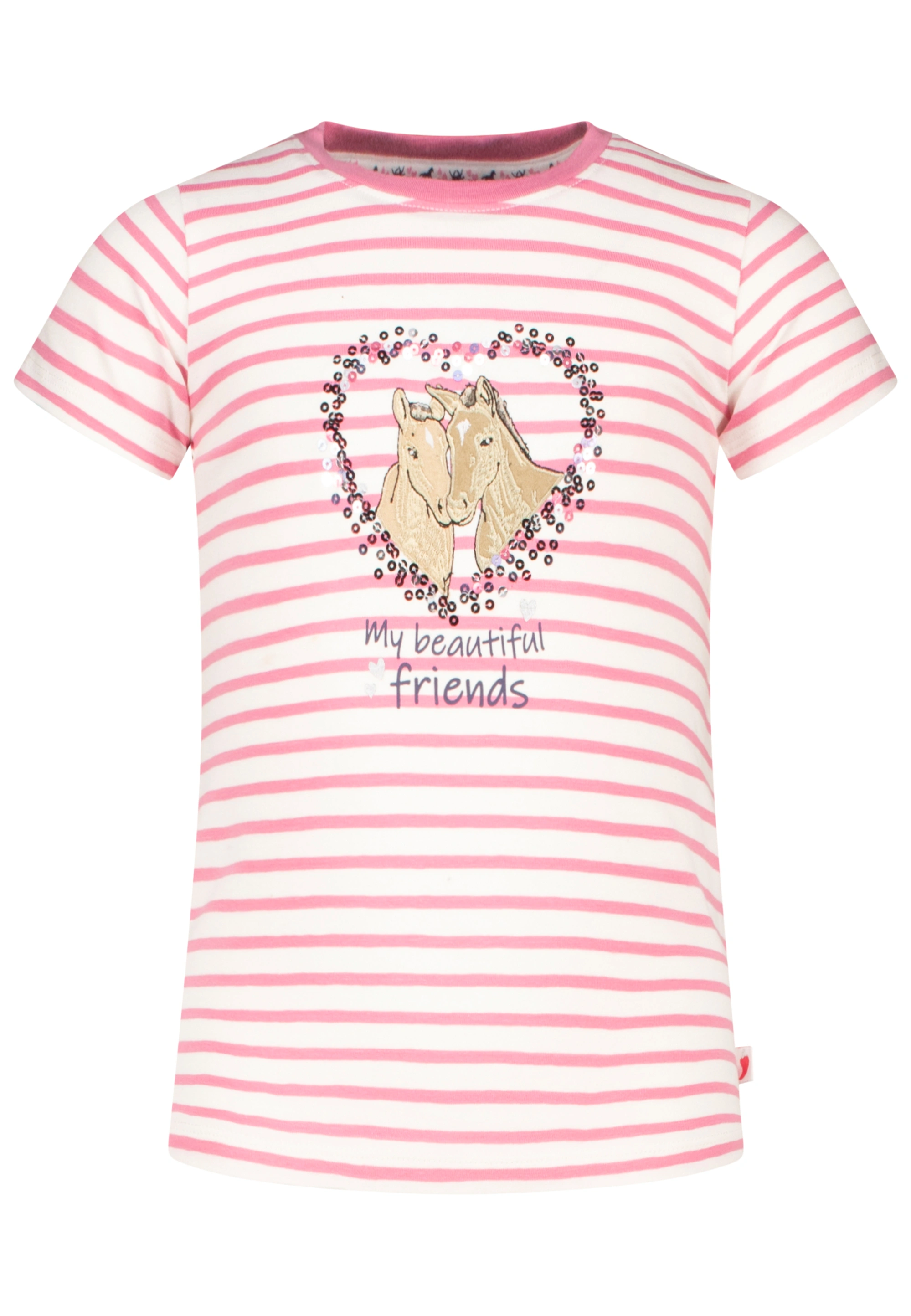 T-Shirt BEAUTIFUL FRIENDS in aurora pink