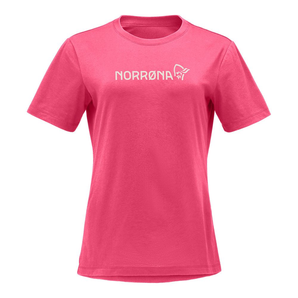 Norrona/29 COTTON VIKING - Tee-shirt Femme honeysuckle