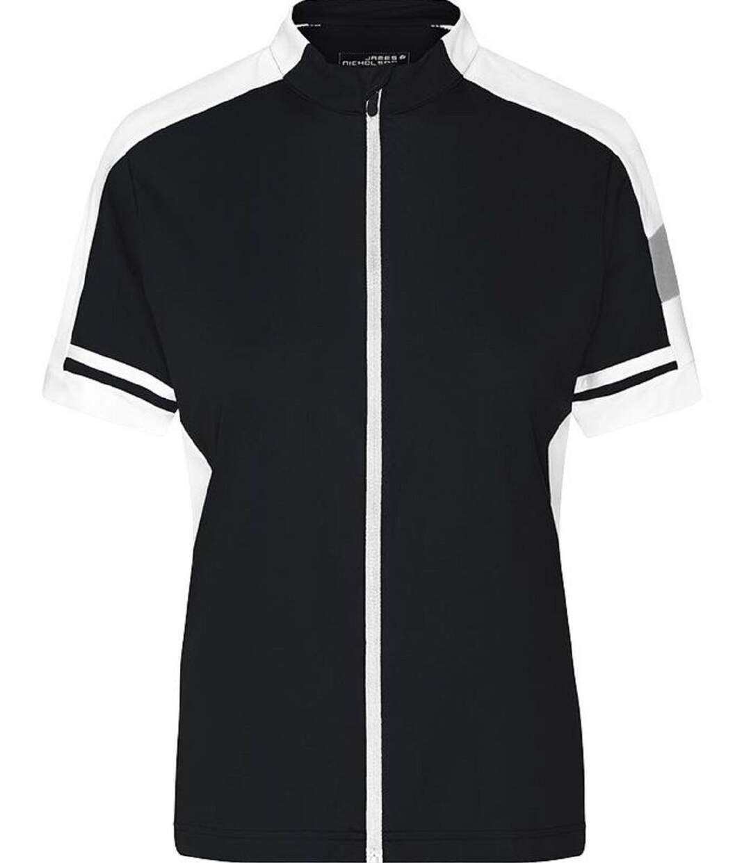 maillot cycliste zippé FEMME JN453 - noir