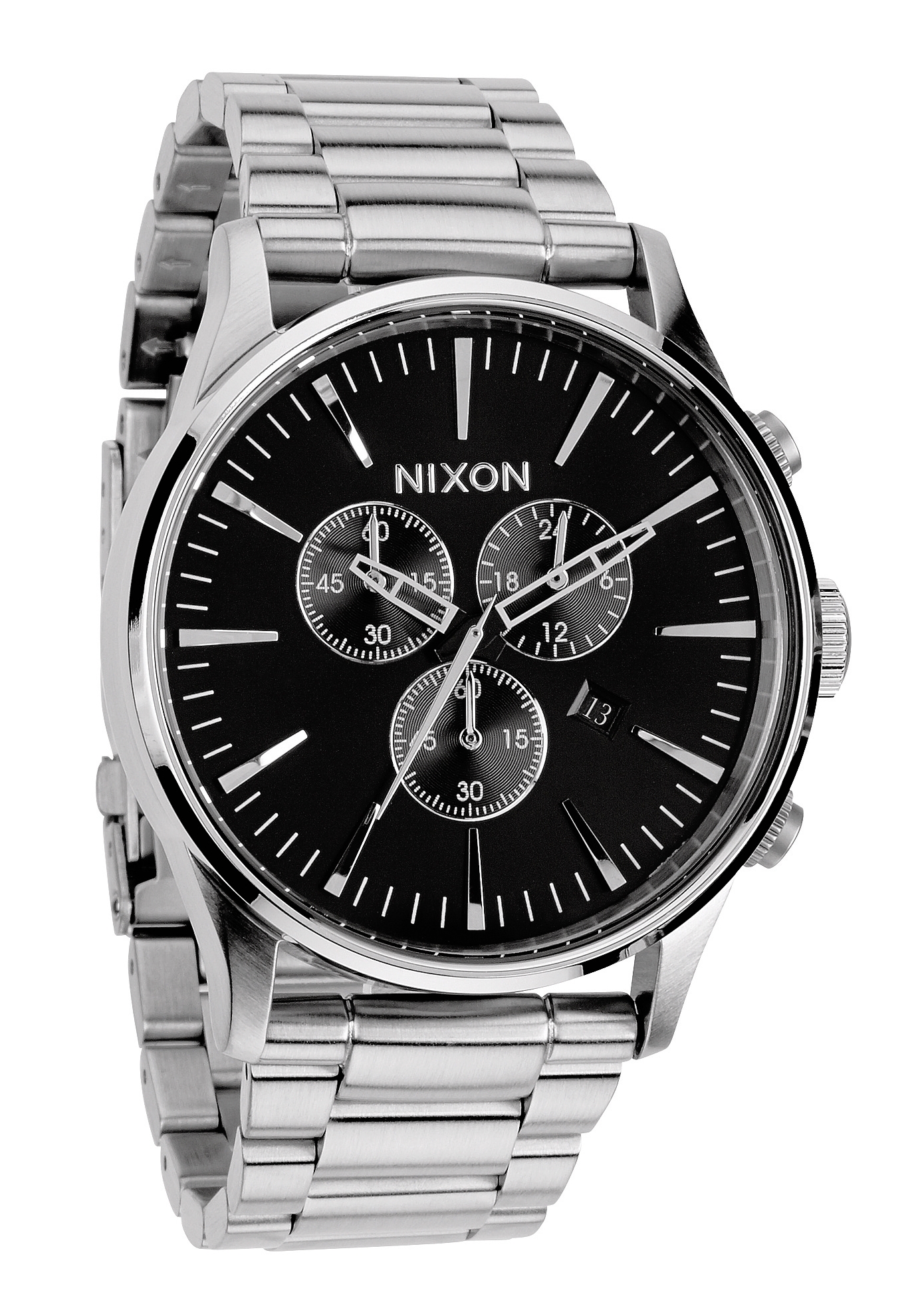 Nixon The Sentry Chrono Black Herrenuhr A386000