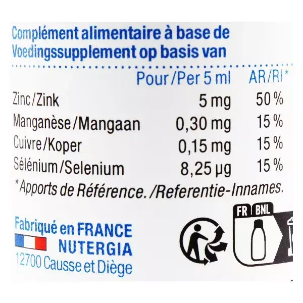 Nutergia Oligomax Zinco 150ml
