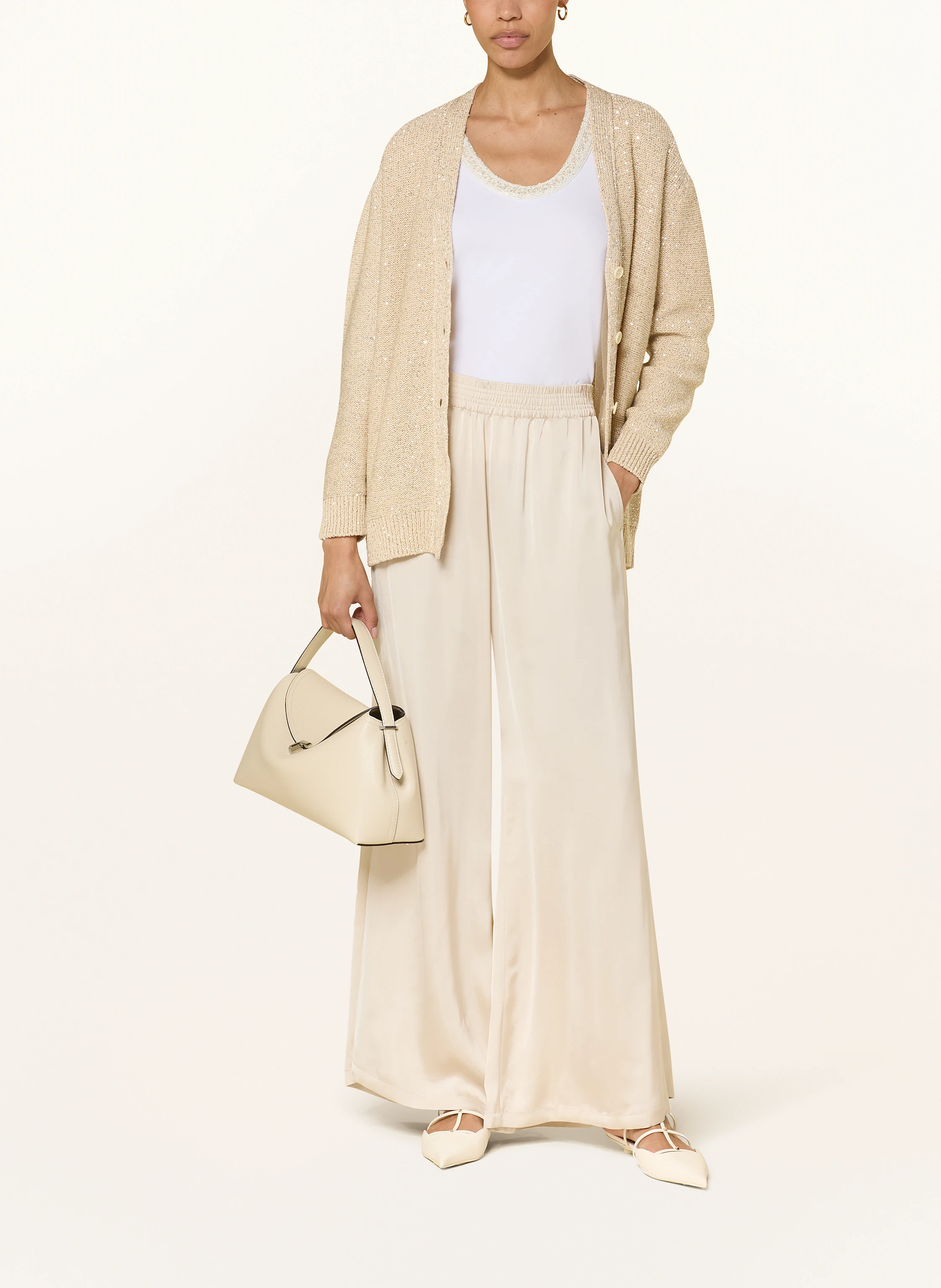 FABIANA FILIPPI Shirt mit 3/4-Arm und Pailletten