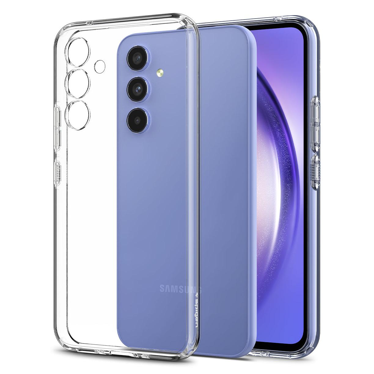 Samsung Galaxy A54 5G Liquid Crystal Case Gummi Hülle (ACS05889) - Transparent