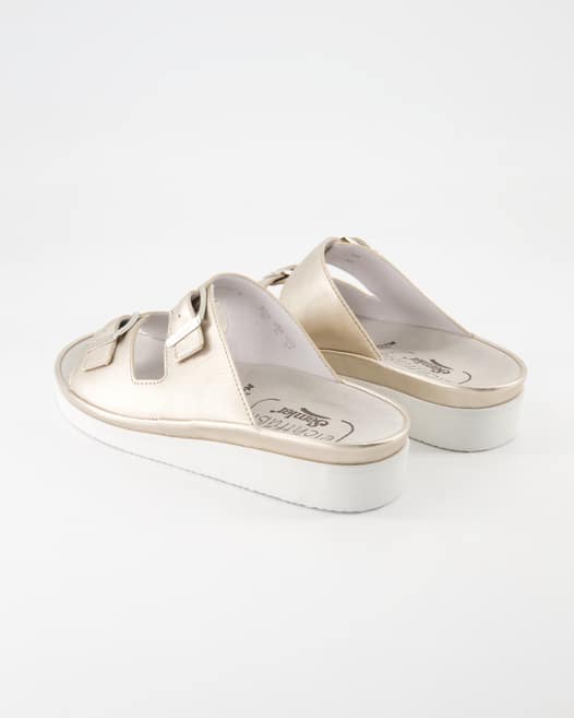 Semler Fiesta Pantoletten in Gold