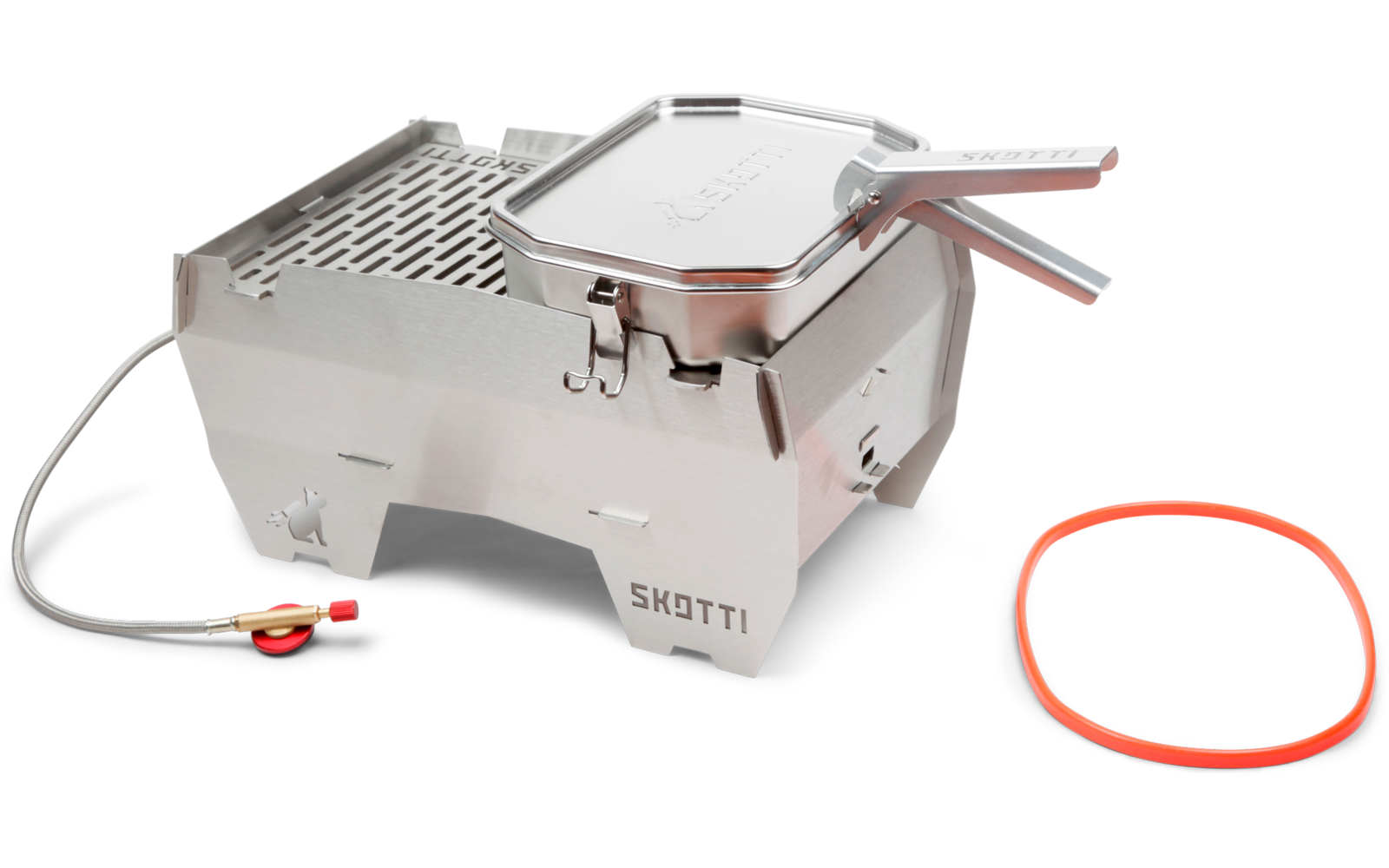 Skotti Multifunktionsbox Boks für Skotti Grill inklusive Hebezange 1 Liter