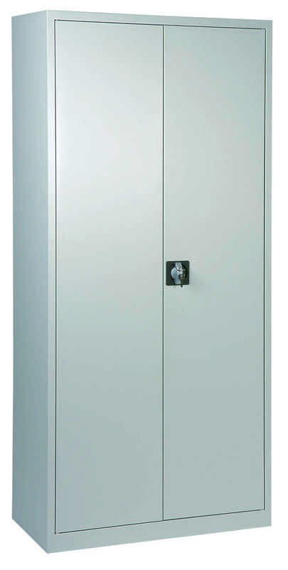 Flügeltürenschrank Steel, 5 Ordnerhöhen, lichtgrau (RAL 7035)