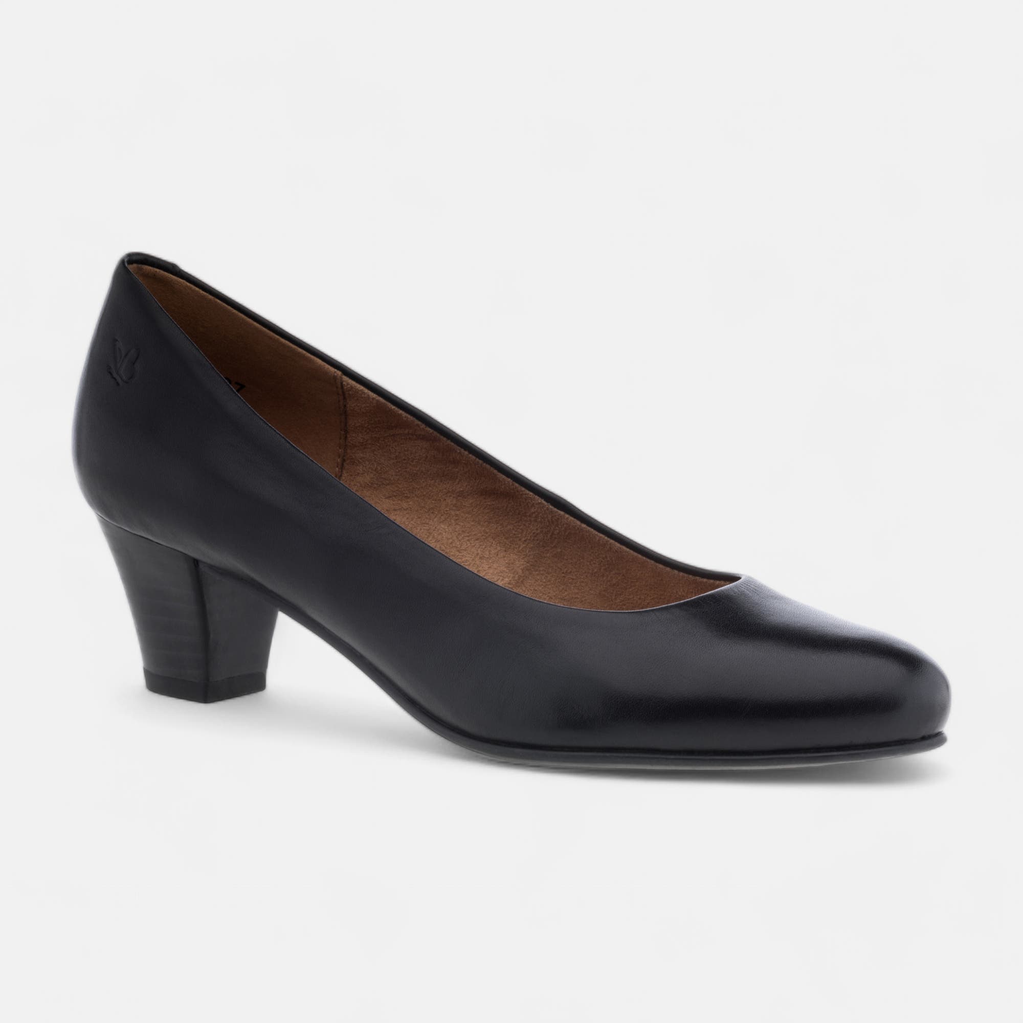 Escarpins Femme en cuir noir