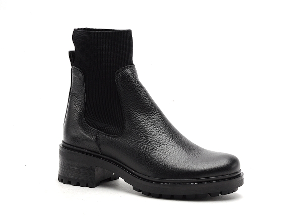 Fricote boots bottine talons femme 38501 38594 noir